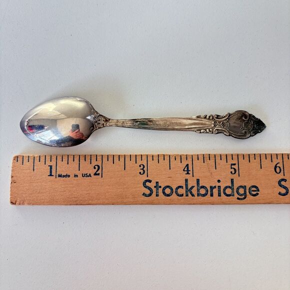 KOLCHUG-MIZAR - Russia MHU Set of 10 Silver Plate Coffee Spoon 5-5/8” Teaspoon - Picture 7 of 7